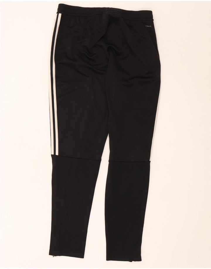 Adidas Womens Climalite Tracksuit Trousers UK 14 Large  Black Polyester