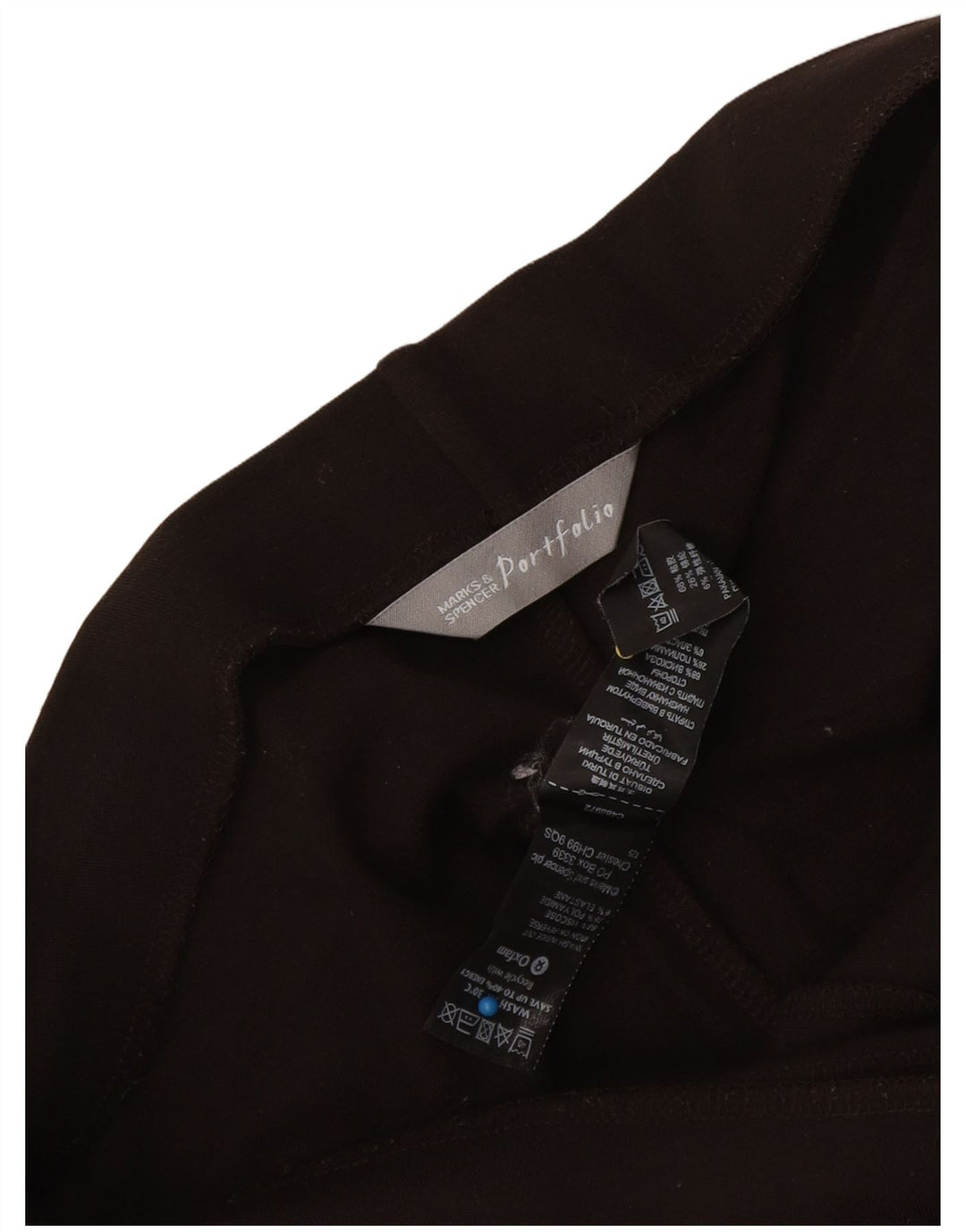 Marks & Spencer Womens Leggings UK 16 Large Brown Viscose