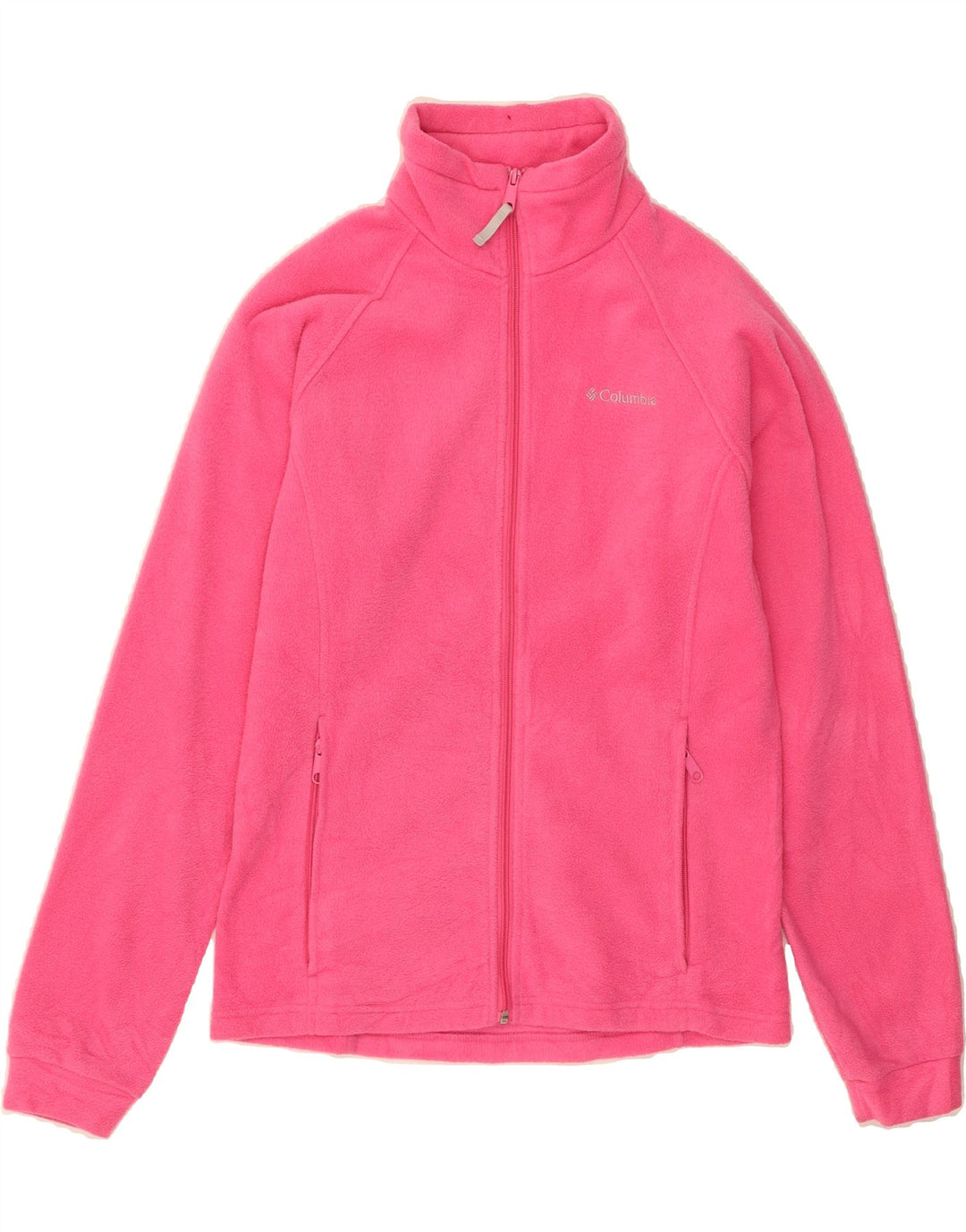 COLUMBIA Girls Fleece Jacket 15-16 Years Pink Polyester Vintage Columbia and Second-Hand Columbia from Messina Hembry 