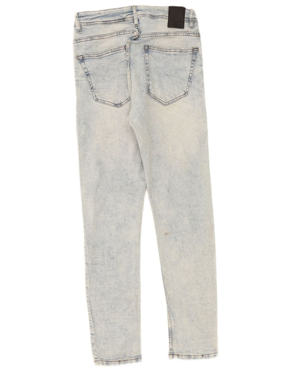 Zara Mens Skinny Jeans EU 44 Large W34 L31 Blue Cotton