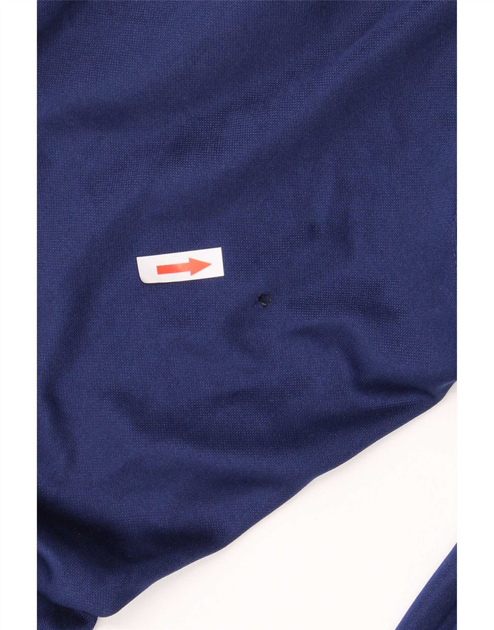 Pantaloni da tuta Adidas Climalite da uomo di grandi dimensioni in poliestere blu navy