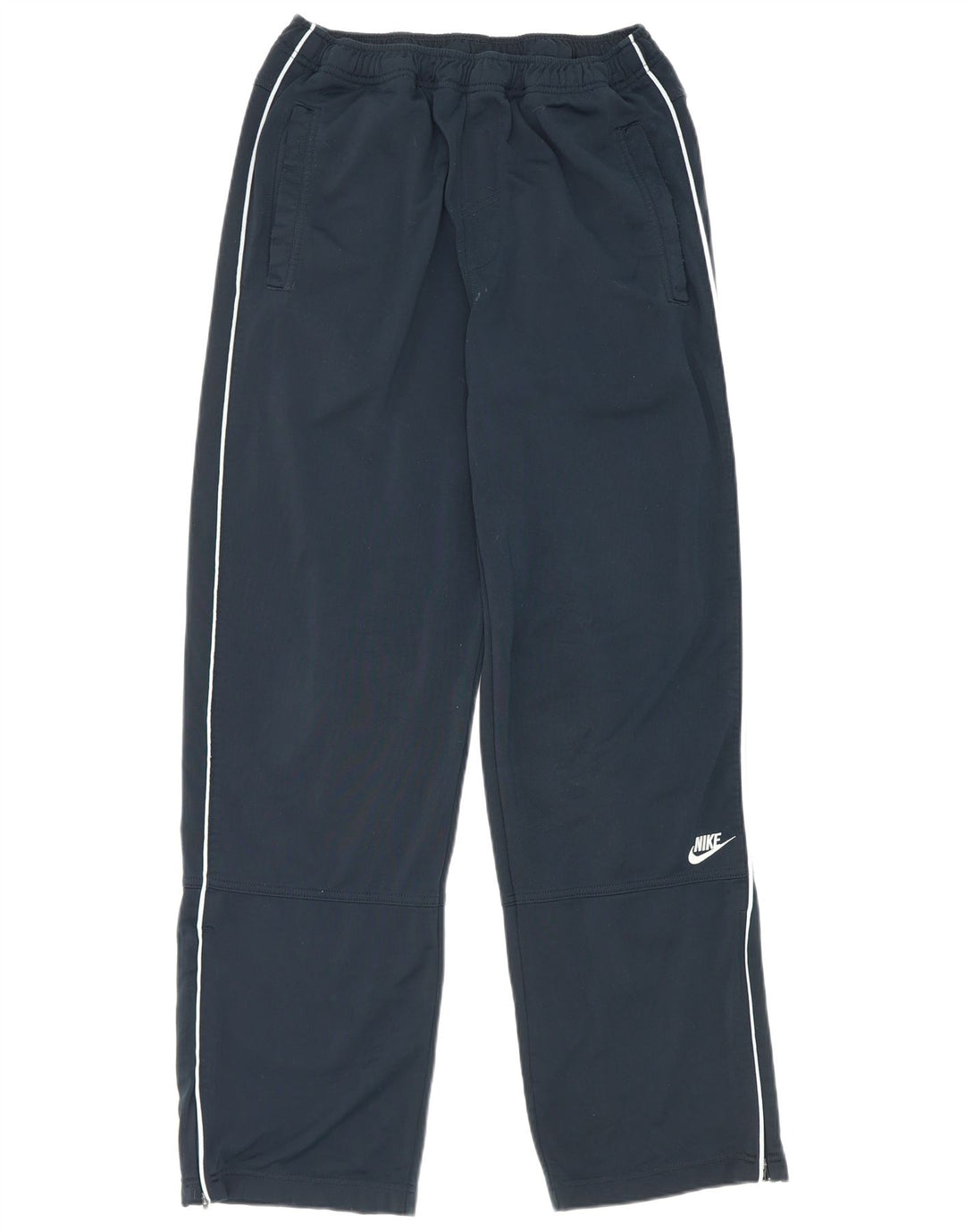 Nike Mens Tracksuit Trousers Joggers Large Navy Blue Polyester