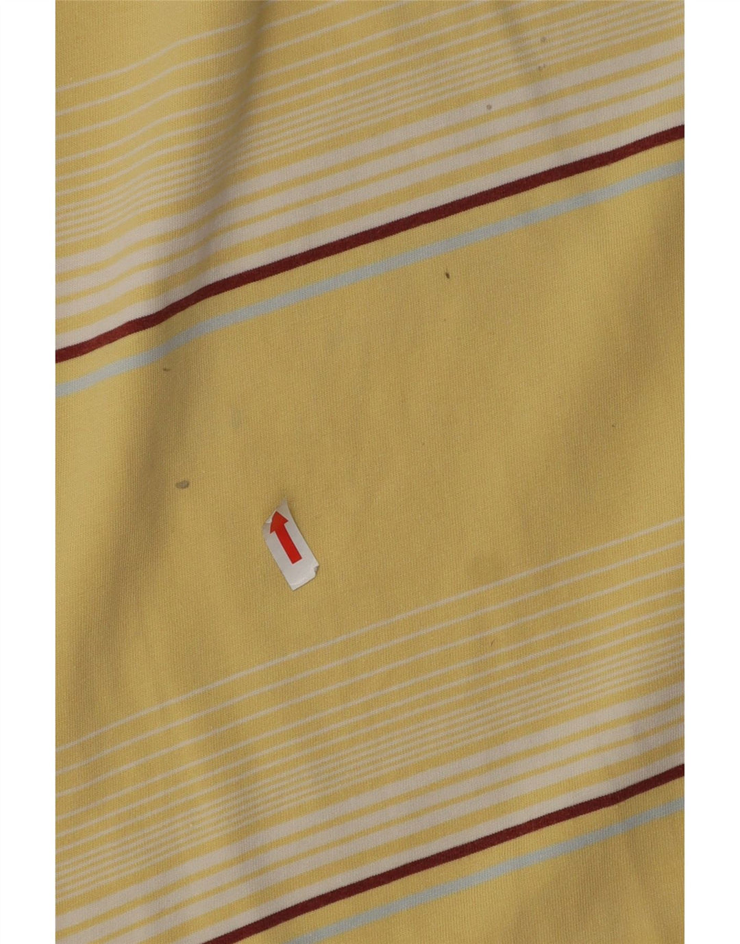 Levi's Mens Graphic Polo Shirt Small Yellow Striped