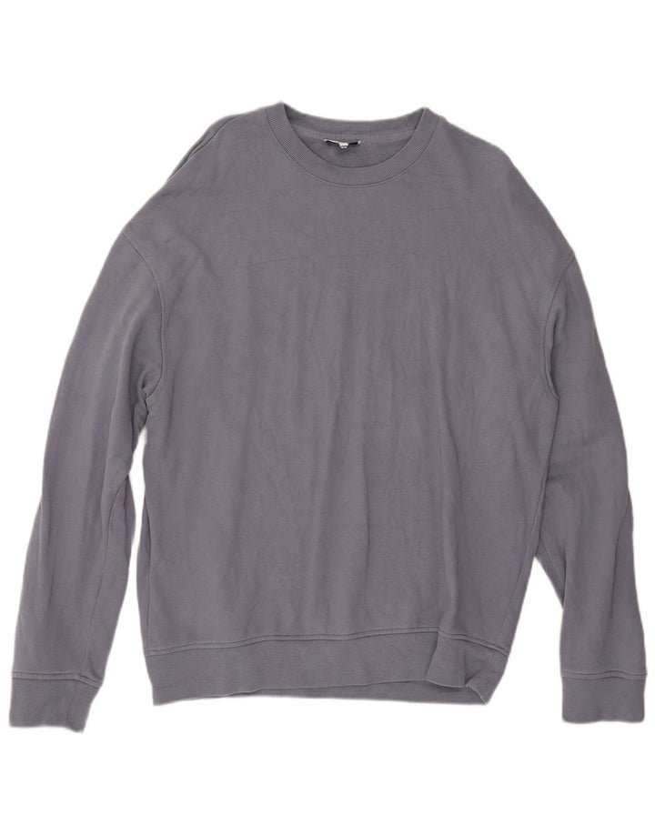 REISS Sweatshirt til mænd, stor blå bomuld