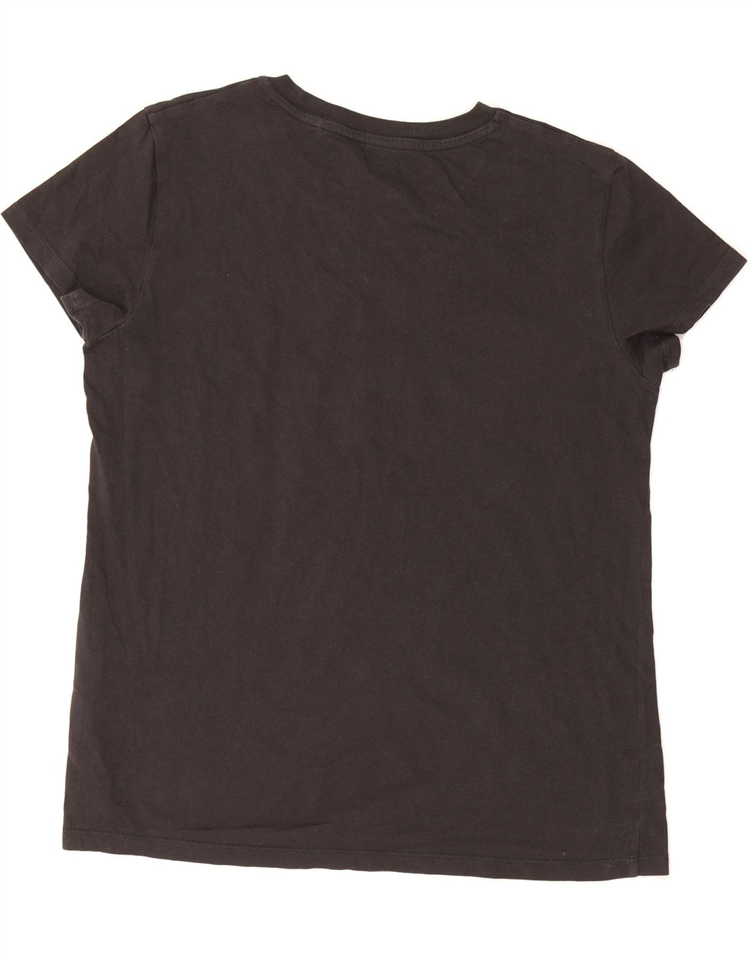 LEVI'S Womens Graphic T-Shirt Top UK 14 Medium Black Vintage Levi's and Second-Hand Levi's from Messina Hembry 