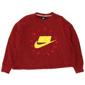 Γυναικείο φούτερ Nike Oversized Crop Jumper UK 14 Medium Red
