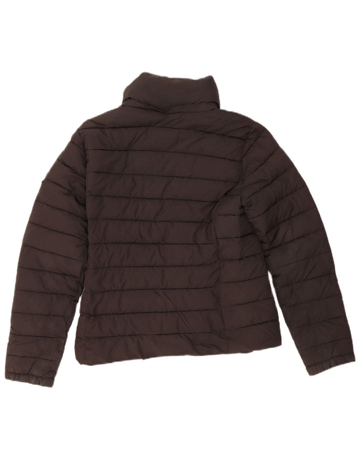 Superdry Womens Padded Jacket UK 12 Medium  Black Polyester
