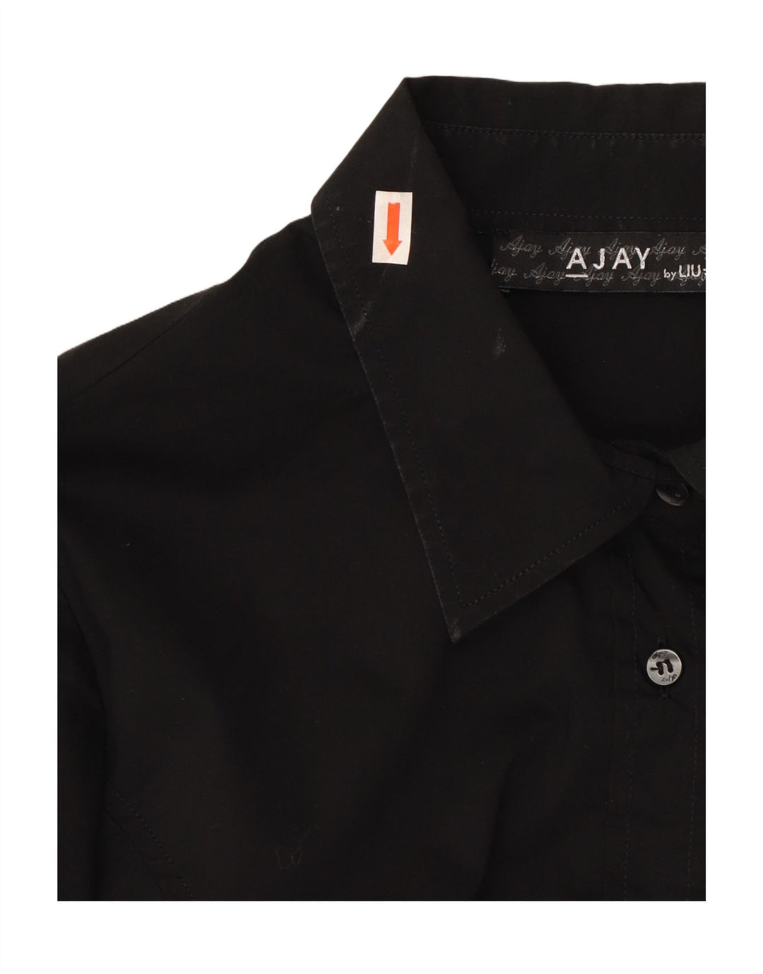 LIU JO Womens Shirt IT 46 Large Black Cotton Vintage Liu Jo and Second-Hand Liu Jo from Messina Hembry 