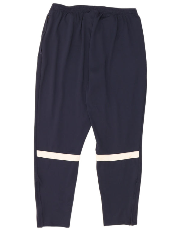 Pantalón de chándal Nike Hombre XL Azul marino Colorblock Poliéster