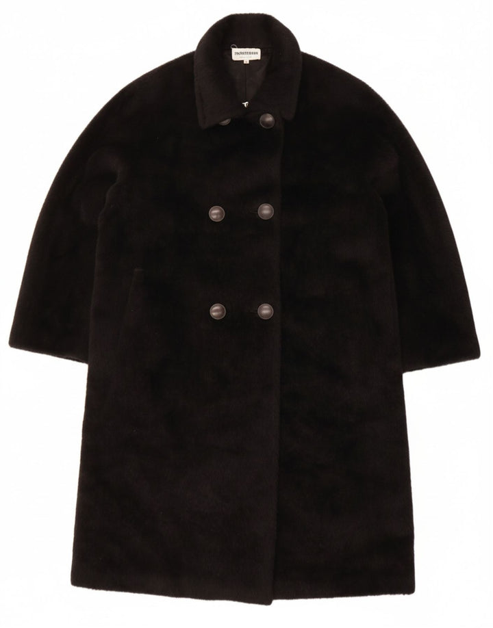 MIMMINA Womens Oversized Overcoat IT 44 Medium Black