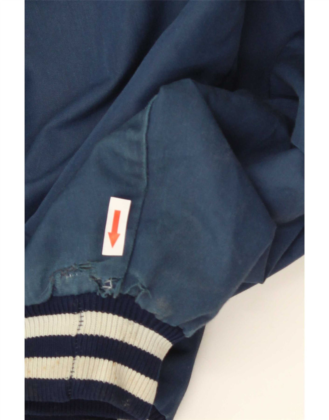 Giacca college grafica da uomo vintage UK 44 2XL Blu