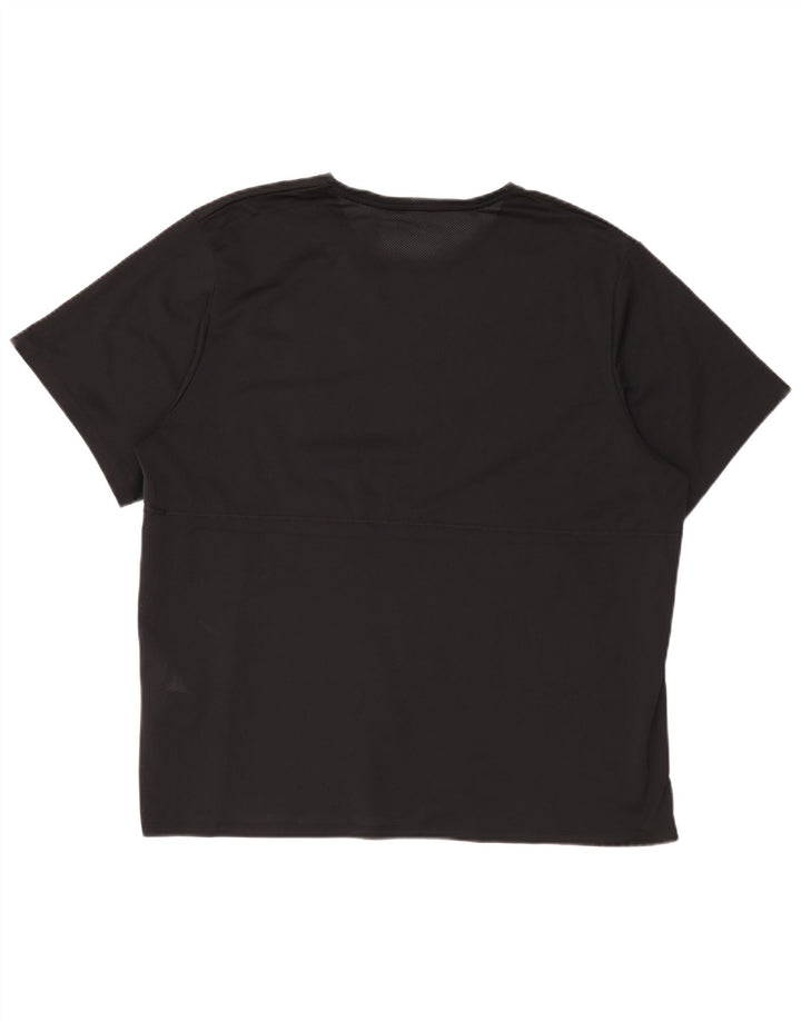 T-shirt Nike Dri Fit da uomo 2XL nera in poliestere