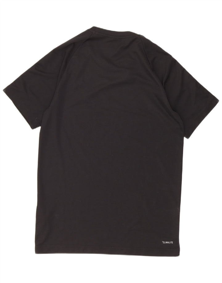 Tricou Adidas Climalite pentru bărbați Top mic poliester negru