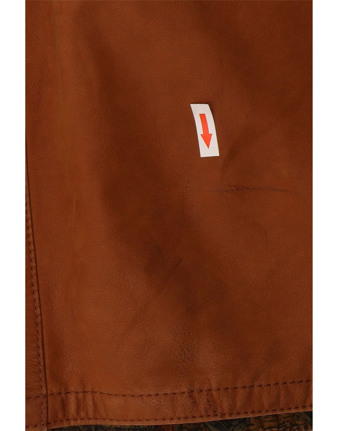 Vintage Mens Leather Jacket IT 54 2XL Brown