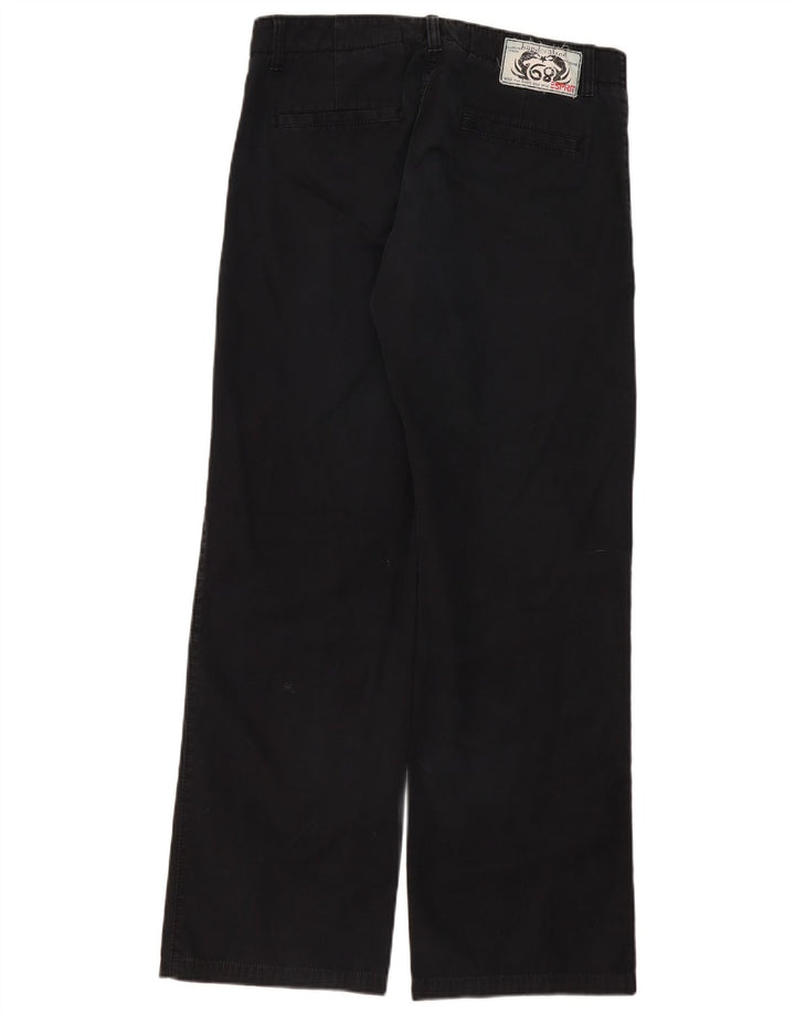 Esprit Mens Straight Casual Trousers W33 L31 Black