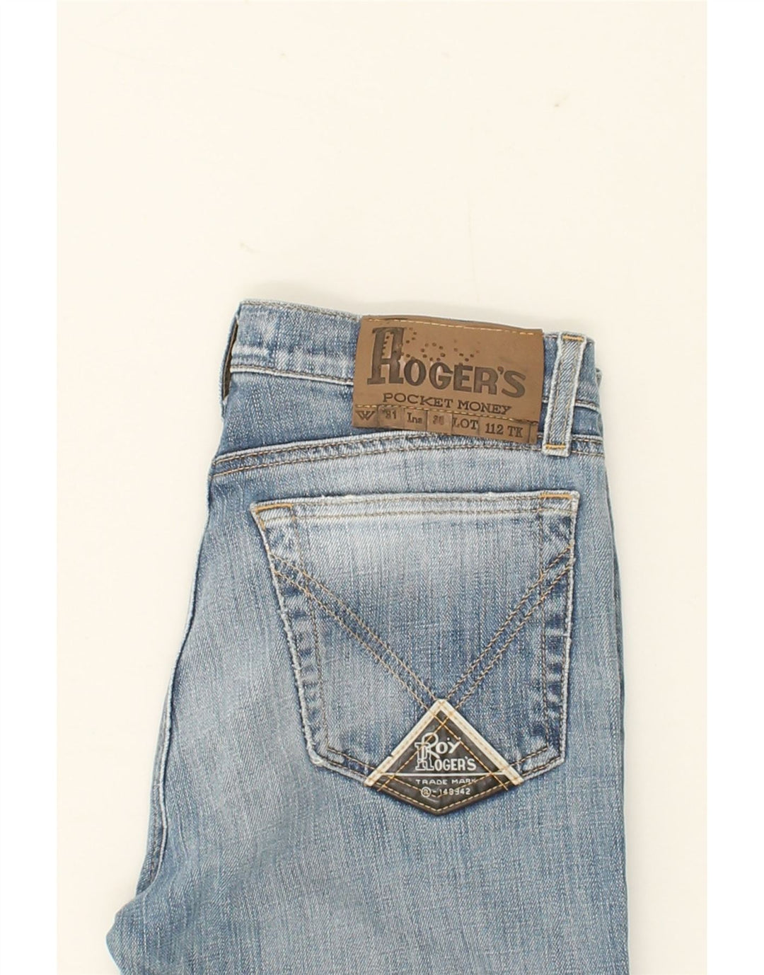 ROY ROGERS Womens Crop Slim Jeans W31 L26  Blue Vintage Roy Rogers and Second-Hand Roy Rogers from Messina Hembry 