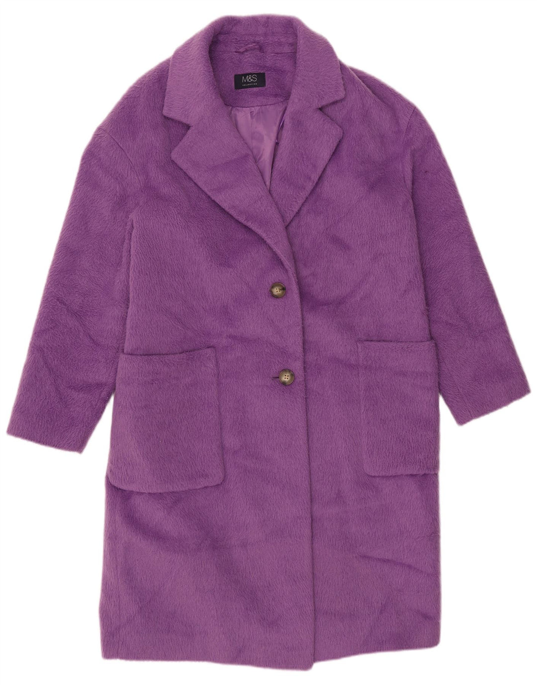 Marks & Spencer Abrigo para mujer UK 44 Poliéster morado grande