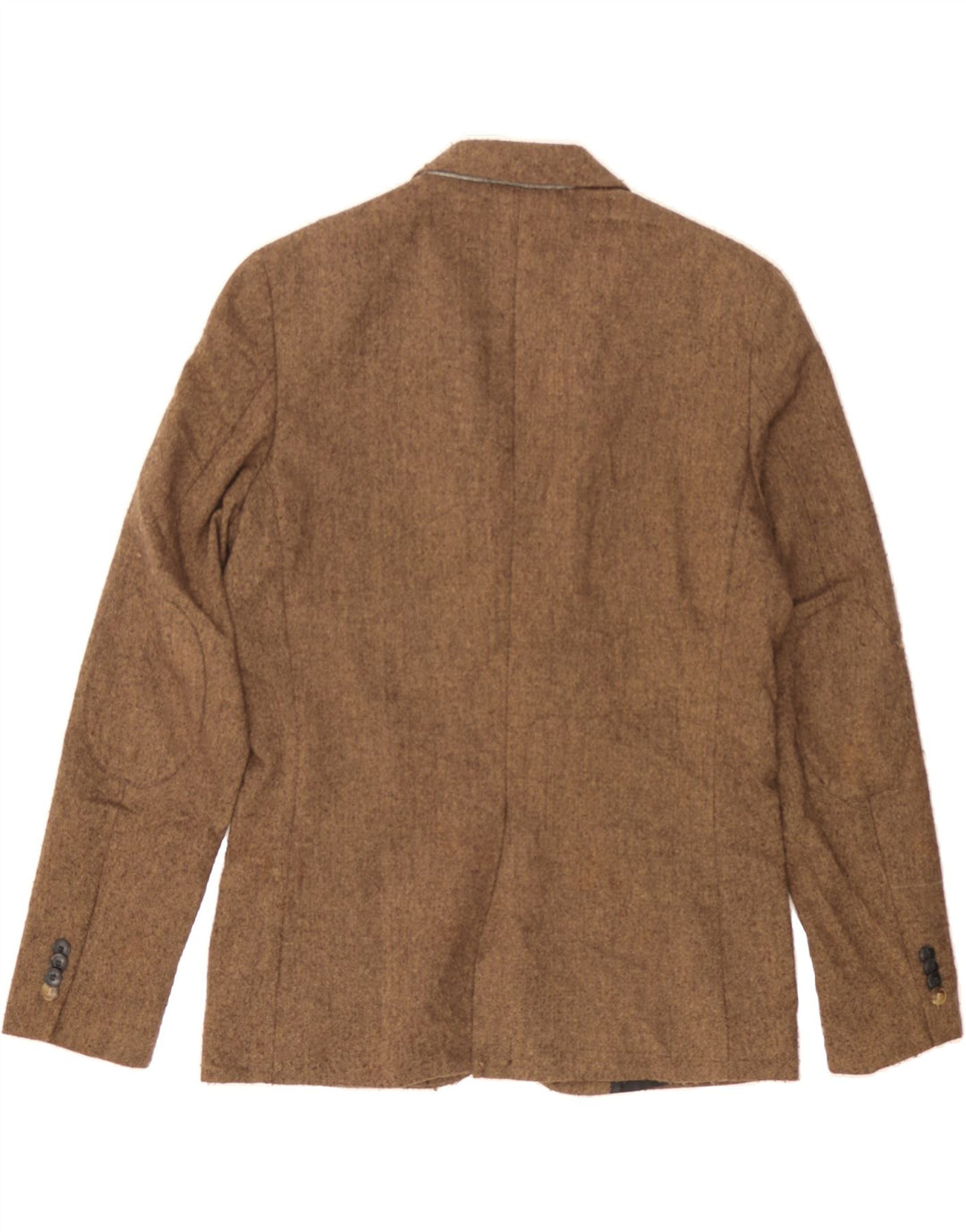 JACK & JONES Mens 2 Button Blazer Jacket IT 50 Large Brown Polyester Vintage Jack & Jones and Second-Hand Jack & Jones from Messina Hembry 