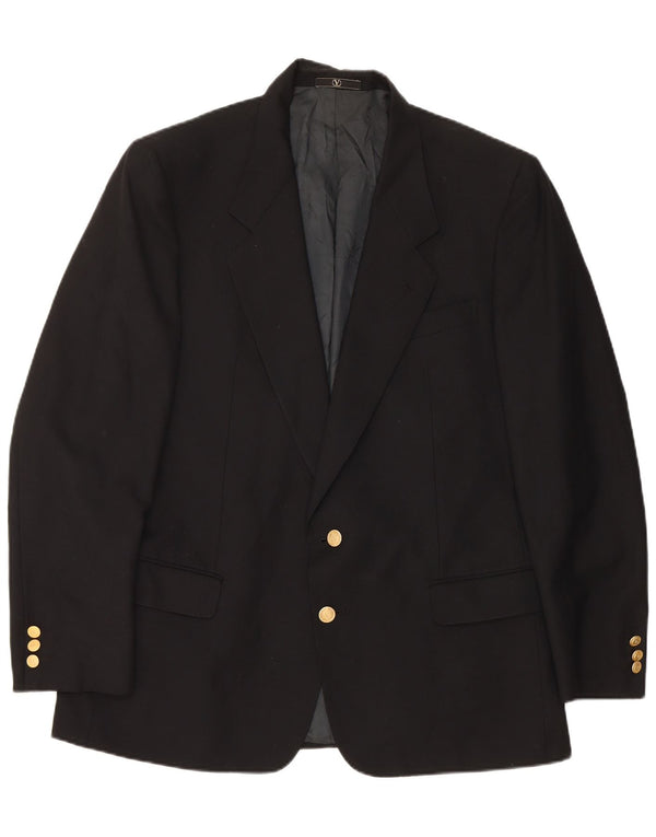 Jachetă Valentino pentru bărbați cu 2 nasturi, UK 38 Medium Black