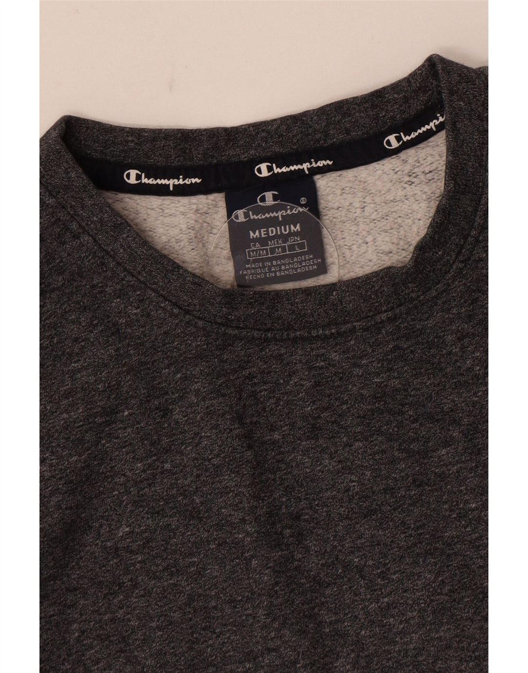 Champion Herre sweatshirt Jumper Medium Grey Flecked