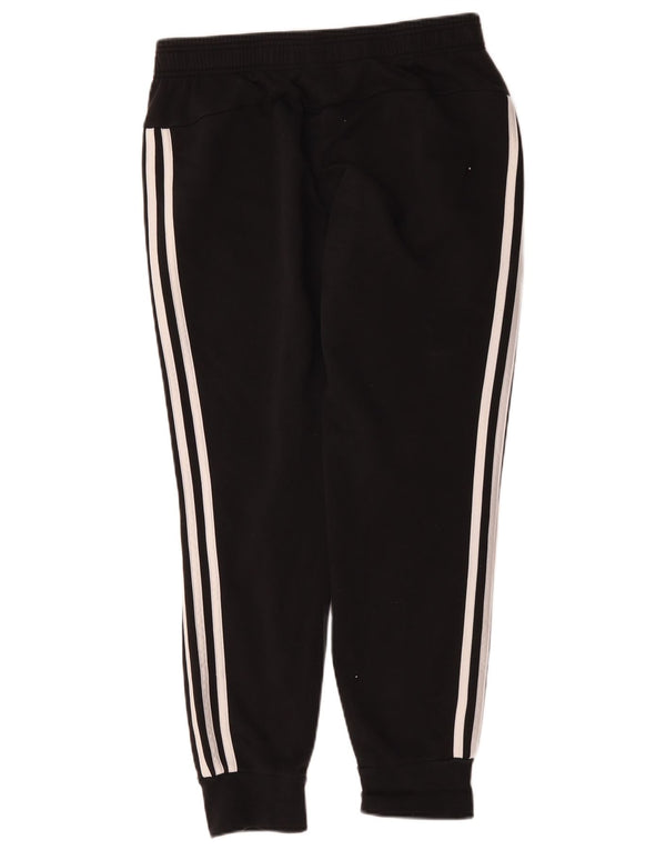 Adidas Damen Trainingshose Jogger UK 12/14 Mittelschwarze Baumwolle