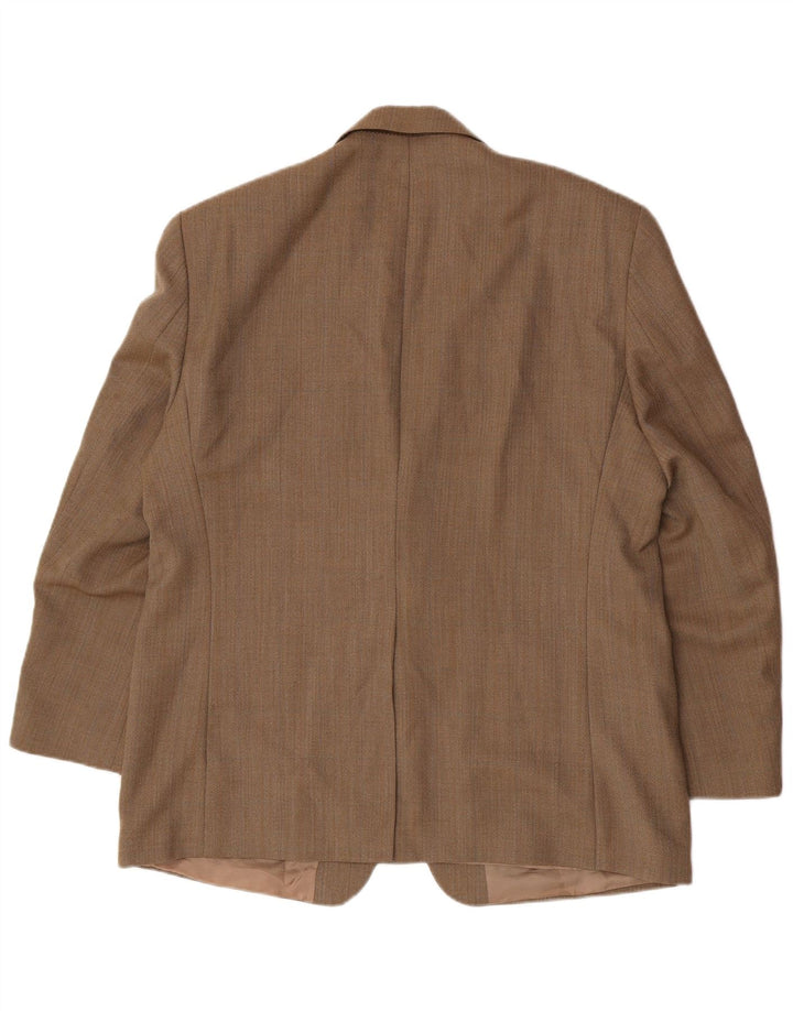 Ralph Lauren Veste blazer régulière pour homme UK 44 2XL Marron à chevrons