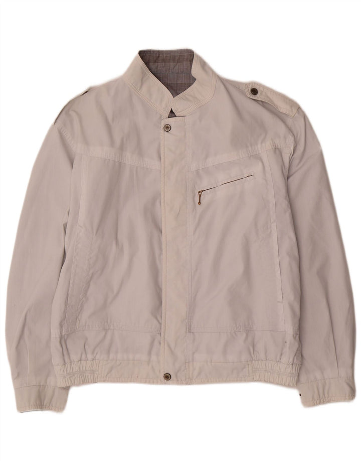 Faciba Herren Militär-Wendejacke IT 50 Large Weiß Polyester