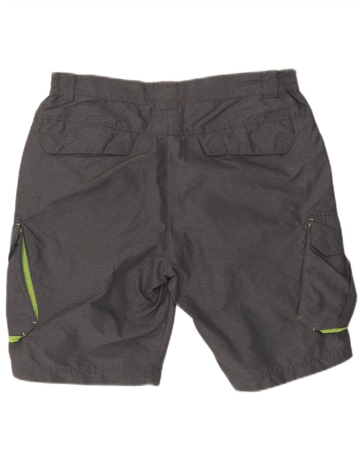 Icepeak Mens Cargo Shorts IT 52 XL W36 Grey Polyamide