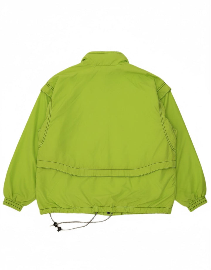 ALEX ATHLETICS  Mens Bomber Jacket UK 42 XL Green Polyester