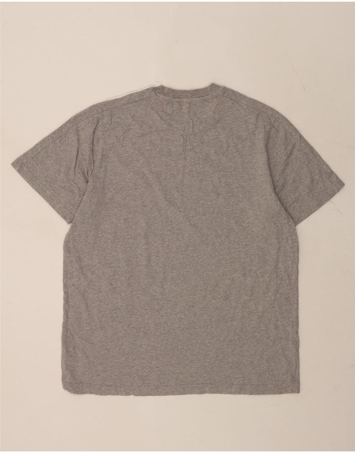 ADIDAS Mens T-Shirt Top Large Grey Cotton