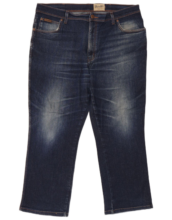 Wrangler Mens Texas Regular Fit Straight Jeans W40 L30 Marineblau Baumwolle