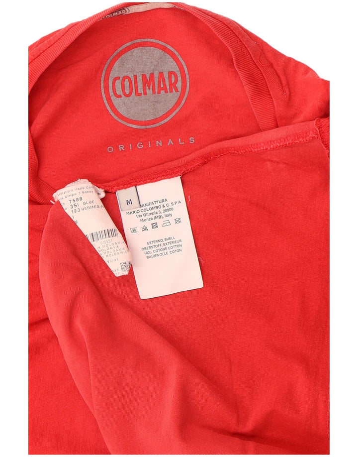 COLMAR Grafisk T-shirt til mænd, medium rød bomuld