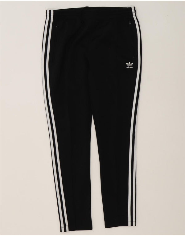 Adidas Damen Trainingshose UK 12 Medium Schwarz Polyester