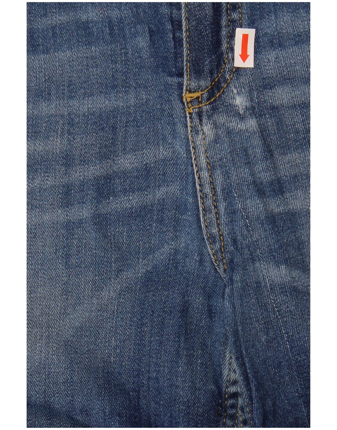 MASSIMO DUTTI Womens Denim Shorts W32 Large Blue Cotton