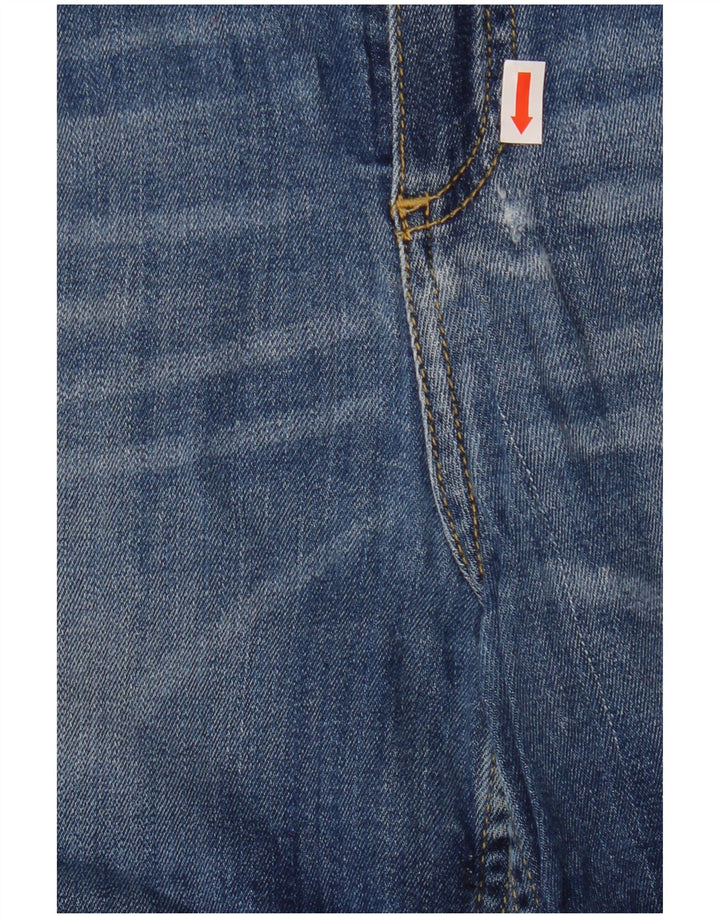 MASSIMO DUTTI Womens Denim Shorts W32 Large Blue Cotton