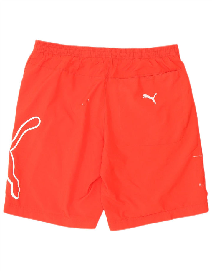 Puma Herre grafiske sportsshorts Små røde