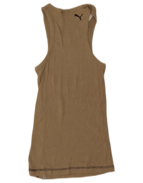 Puma Womens Vest Top UK 8 Small Brown