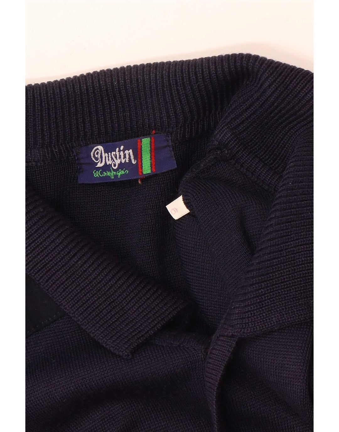 Vintage Herren Cardigan Pullover Groß Marineblau