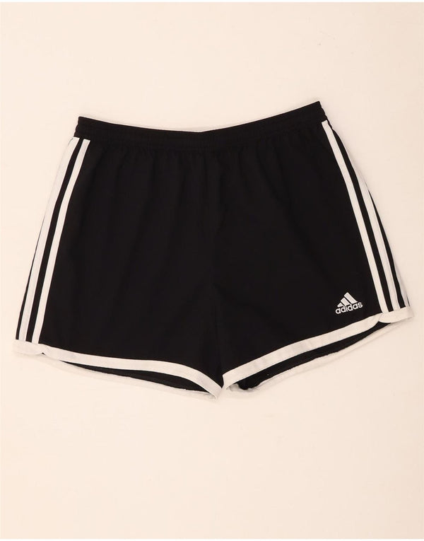 Adidas Womens Climacool Sport Shorts UK 12/14 Medium Black Polyester