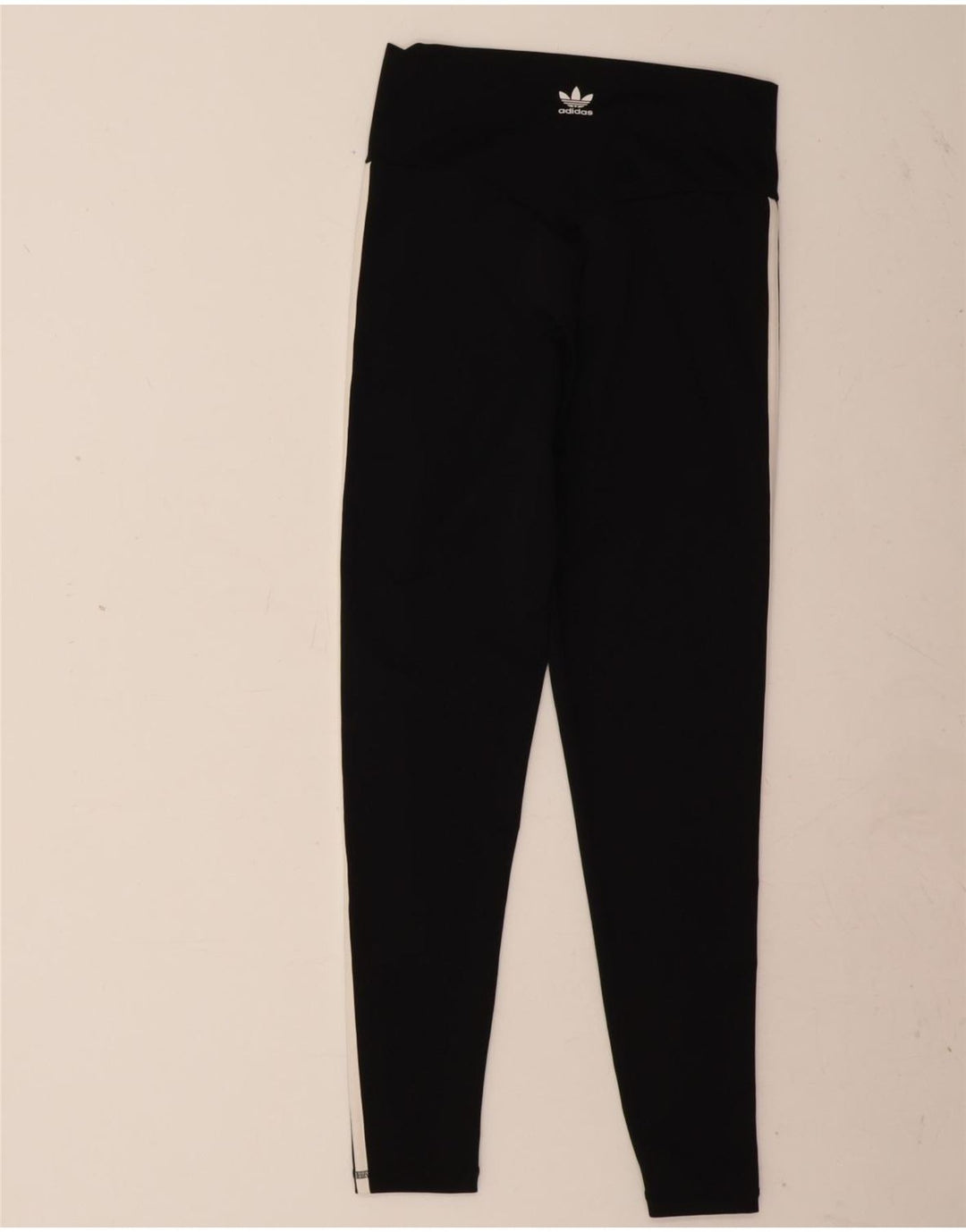 Adidas Womens Leggings UK 16/18 Large Black Polyester