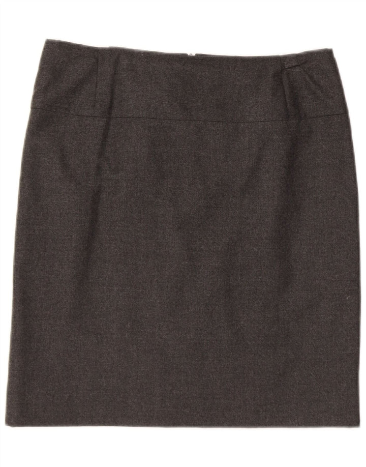 VINTAGE Womens Straight Skirt W32 Large Grey Vintage Vintage and Second-Hand Vintage from Messina Hembry 