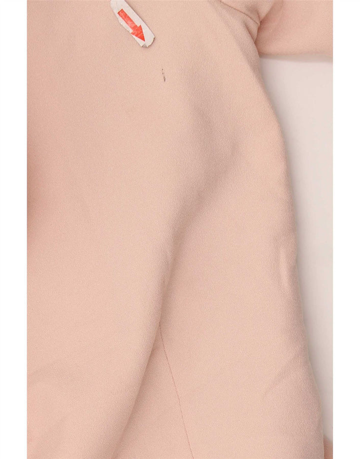 Jaqueta blazer feminina Oasis com 1 botão UK 10 poliéster rosa pequeno