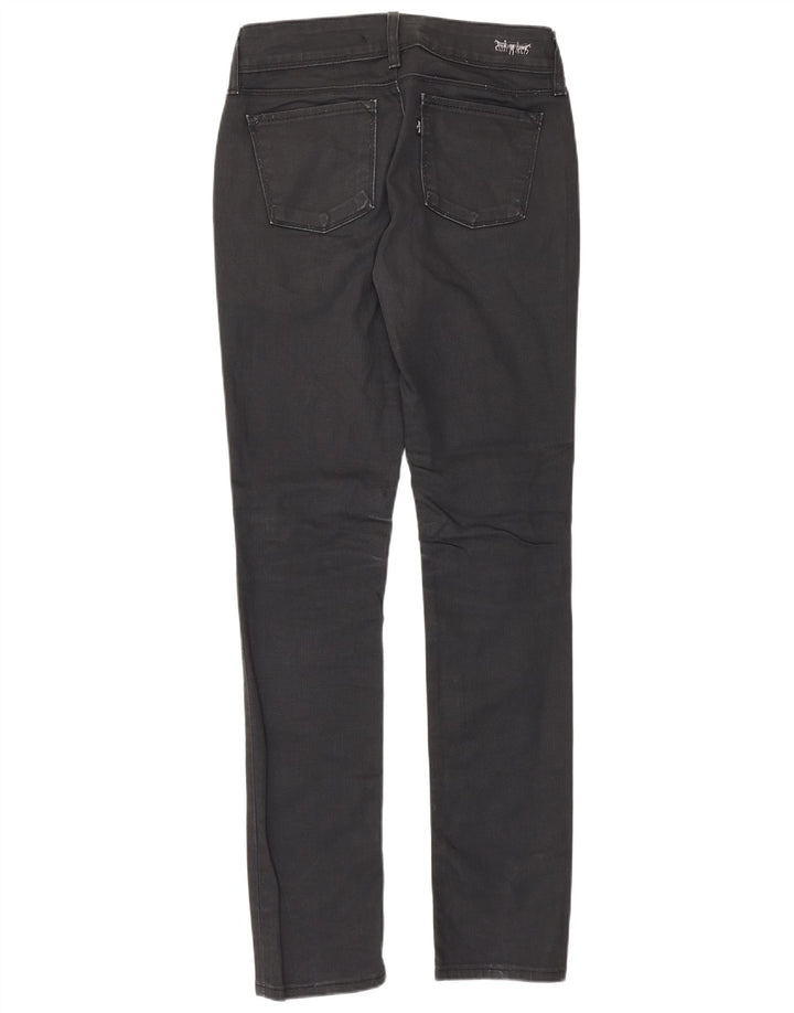 Levi's Slim Jeans til kvinder W28 L32 sort bomuld