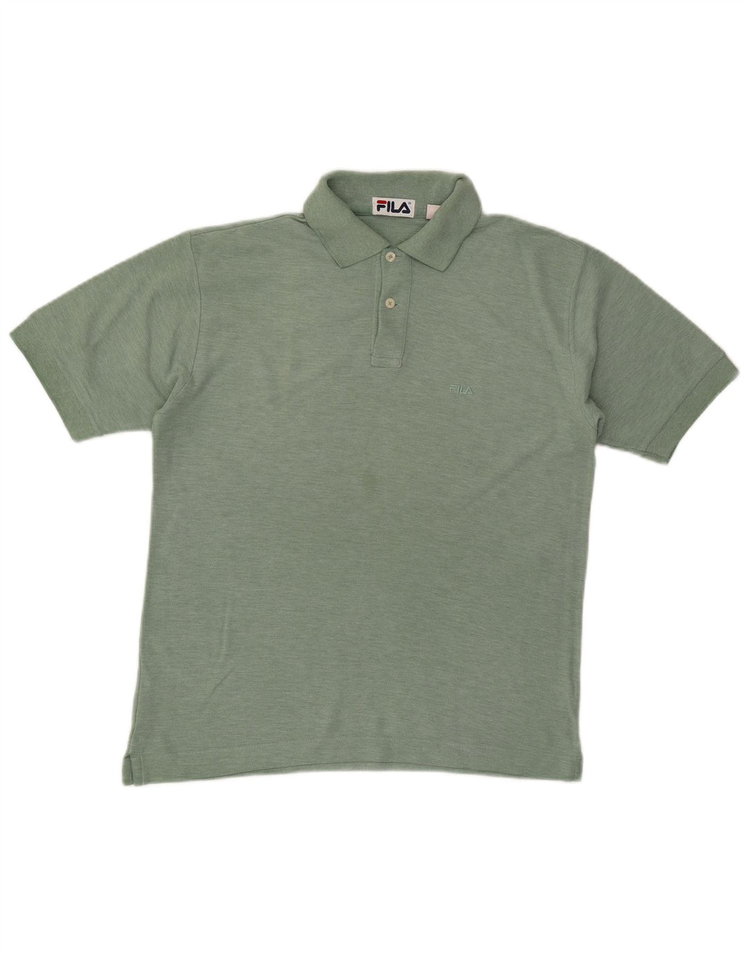 FILA Mens Polo Shirt Medium Green