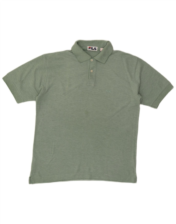 FILA Mens Polo Shirt Medium Green