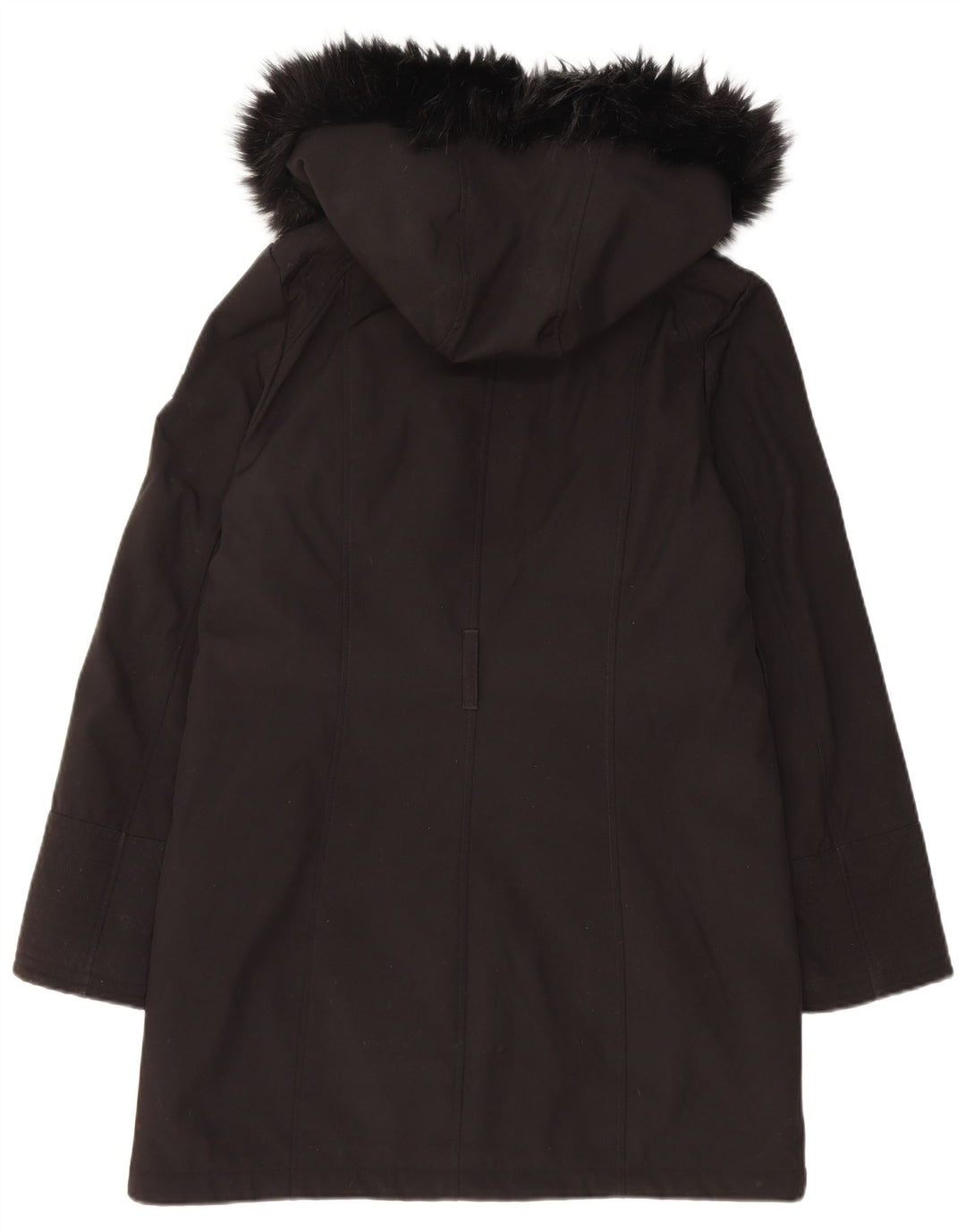 Giacca Parka con cappuccio da donna Dkny UK 10 piccola poliestere nero
