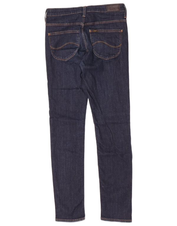 Lee Womens Skinny Jeans W27 L28 Navy Blue Cotton