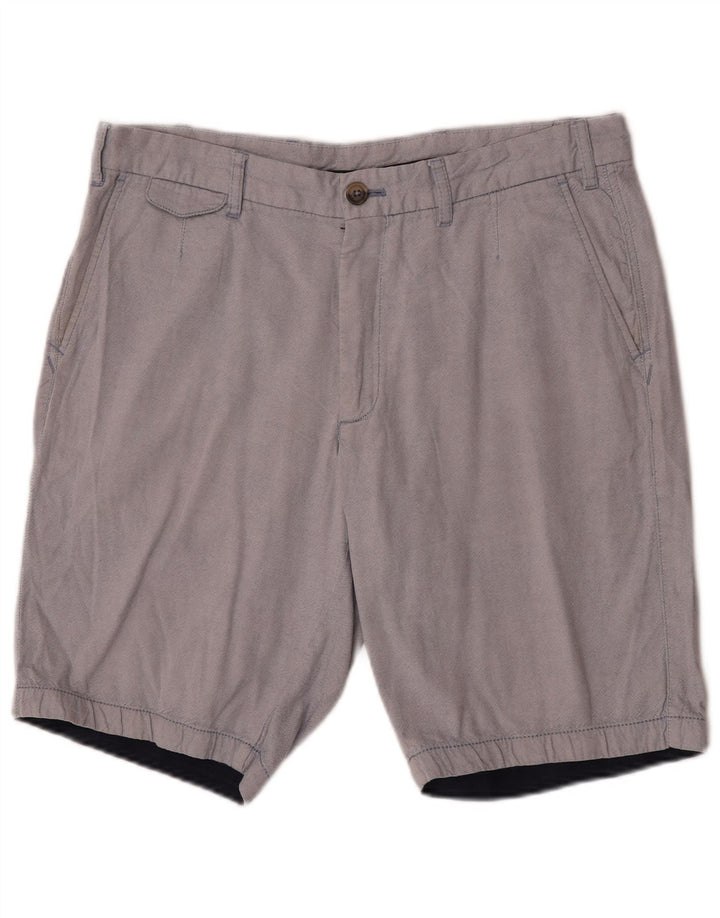 Massimo Dutti Mens Chino Shorts EU 44 Large W34 Blue