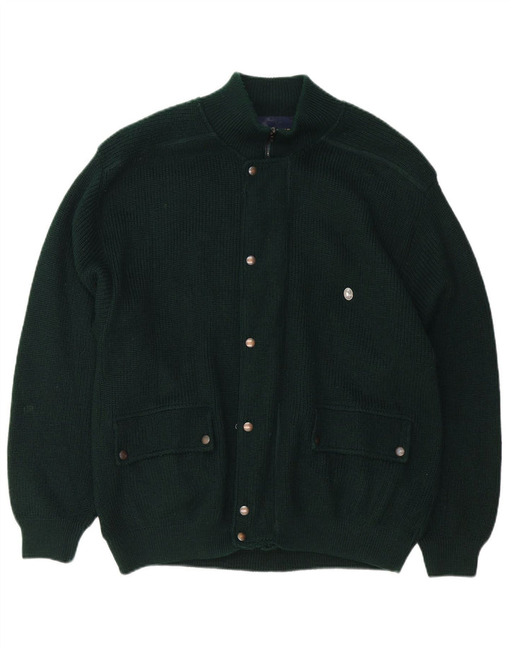 Il Granchio Herre cardigan sweater Medium Green