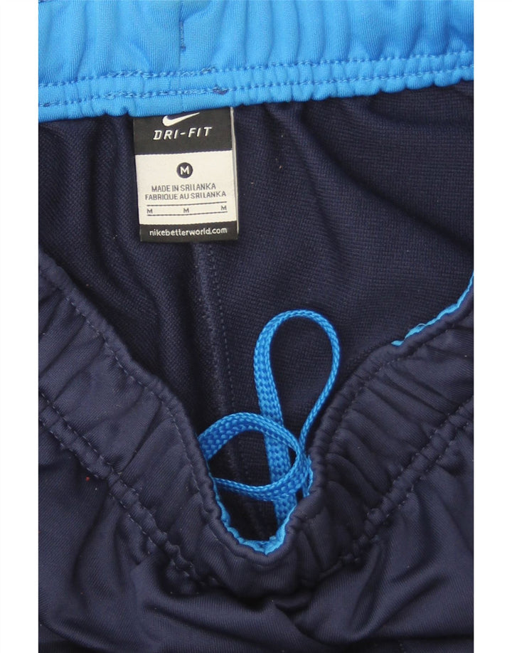 Nike Mens Dri Fit Tracksuit Trousers Medium  Navy Blue Polyester